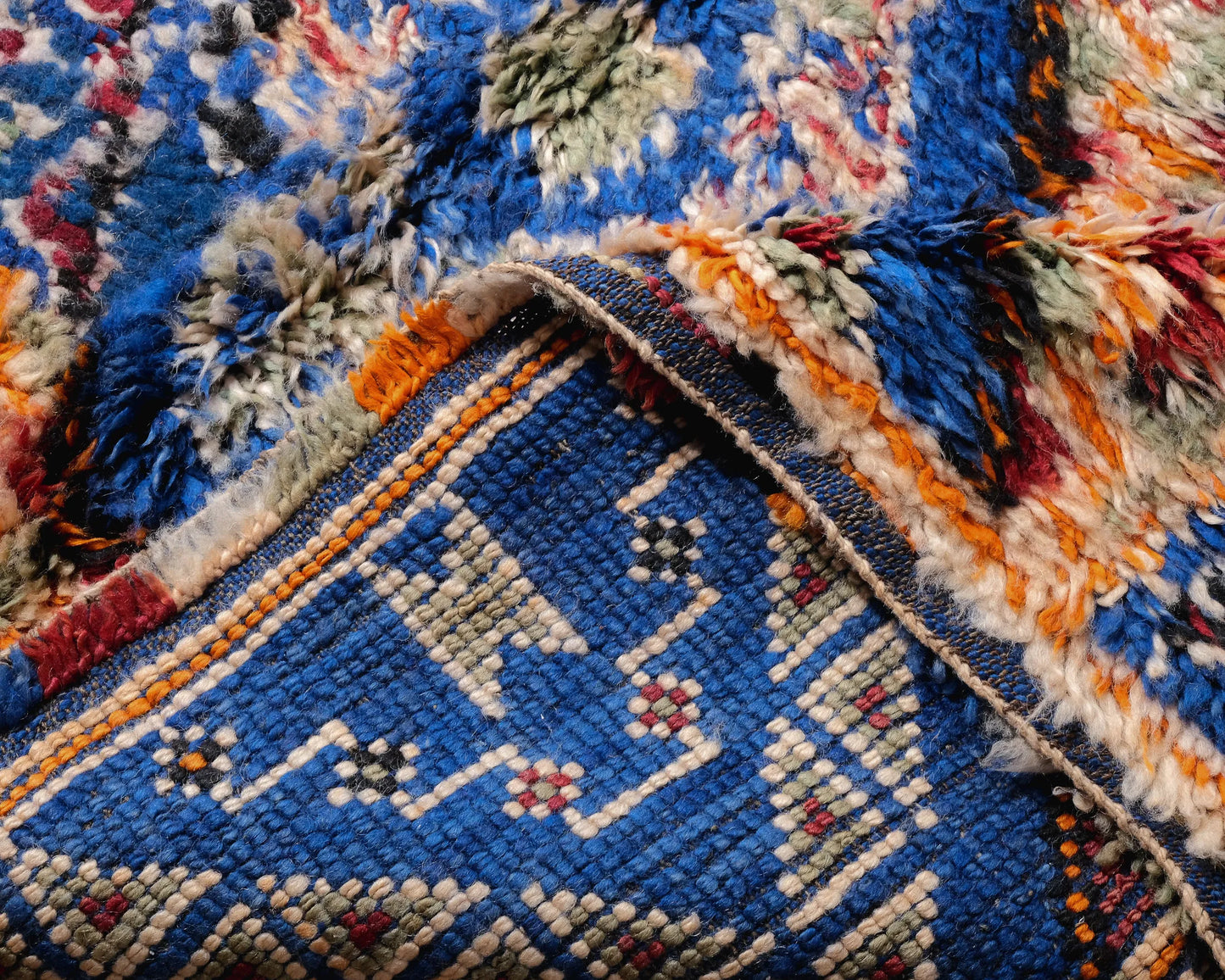 Vintage Moroccan Rug 6'9" x 11'9" – Ref. 4122