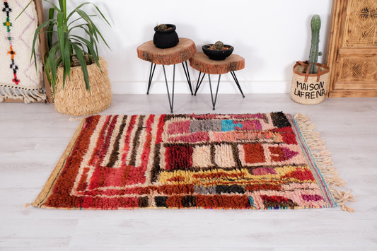 Beni Ourain Rug 4x5 ft – Ref. 1771