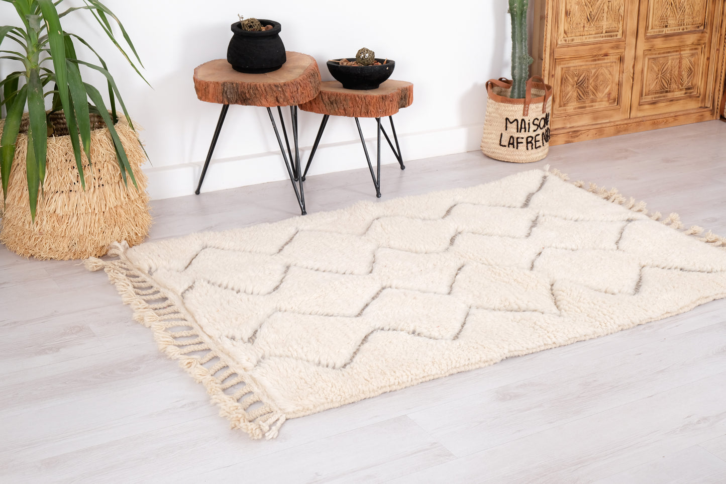 Beni Ourain Rug 3x5 ft – Ref. 1776