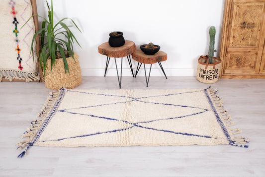 Beni Ourain Rug 3x5 ft – Ref. 1788