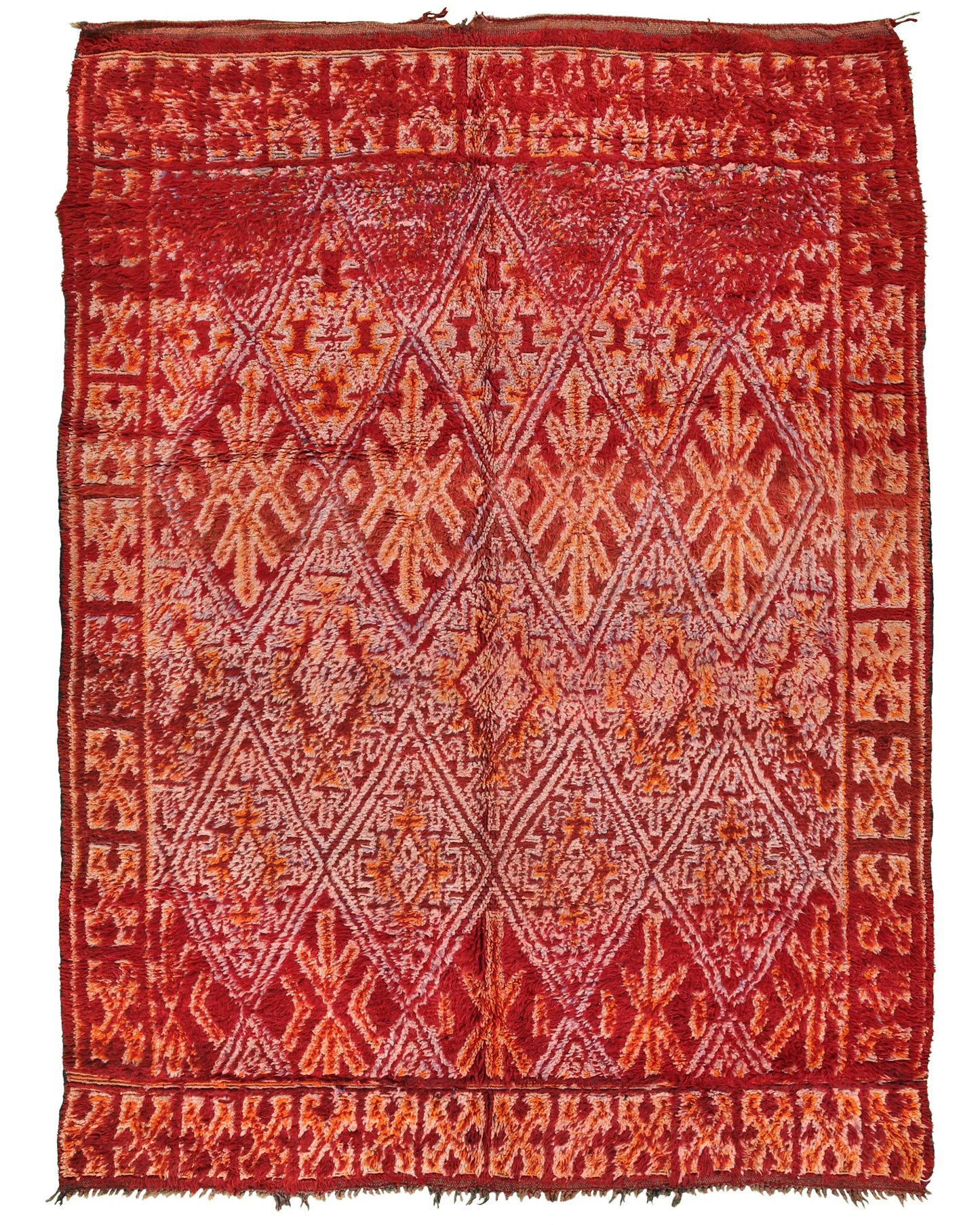 Vintage Moroccan Rug 6'7" x 9'7" – Ref. 4150