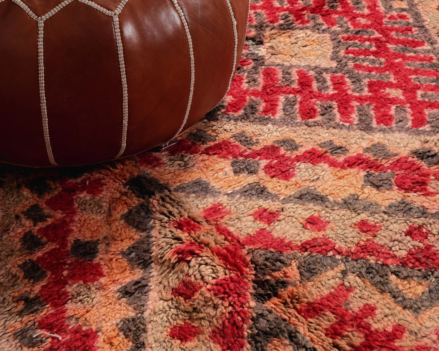 Vintage Moroccan Rug 6'9" x 13'7" – Ref. 4130