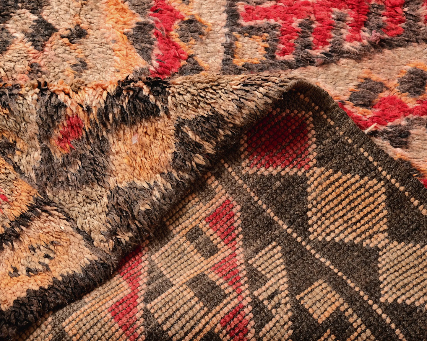 Vintage Moroccan Rug 6'9" x 13'7" – Ref. 4130