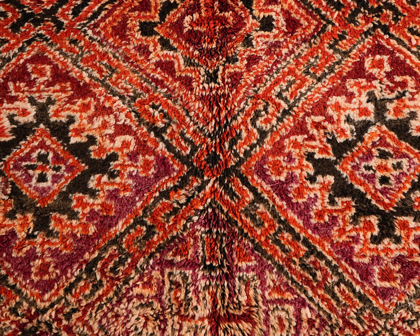 Vintage Moroccan Rug 6'7" x 11'3" – Ref. 4134