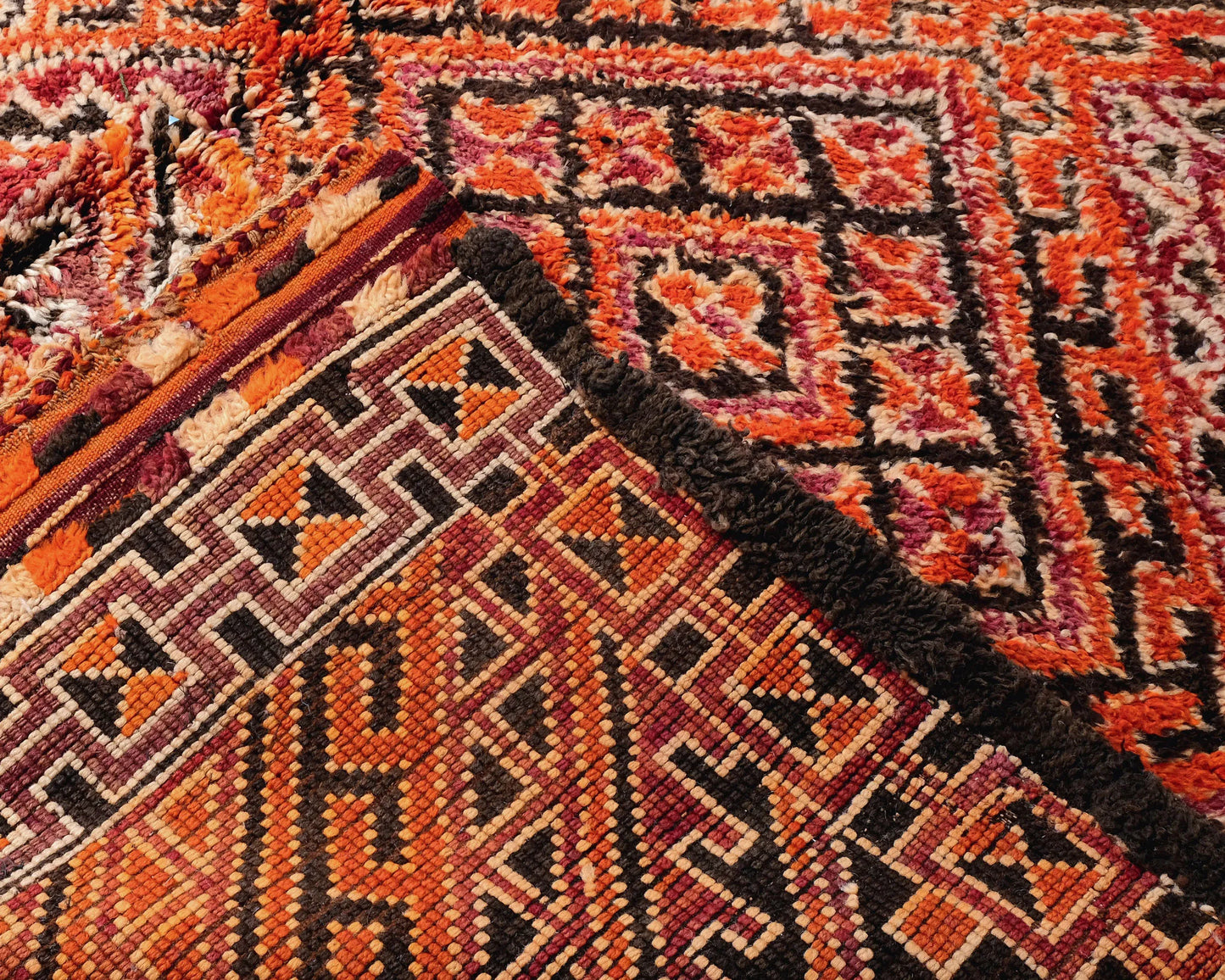 Vintage Moroccan Rug 6'7" x 11'3" – Ref. 4134