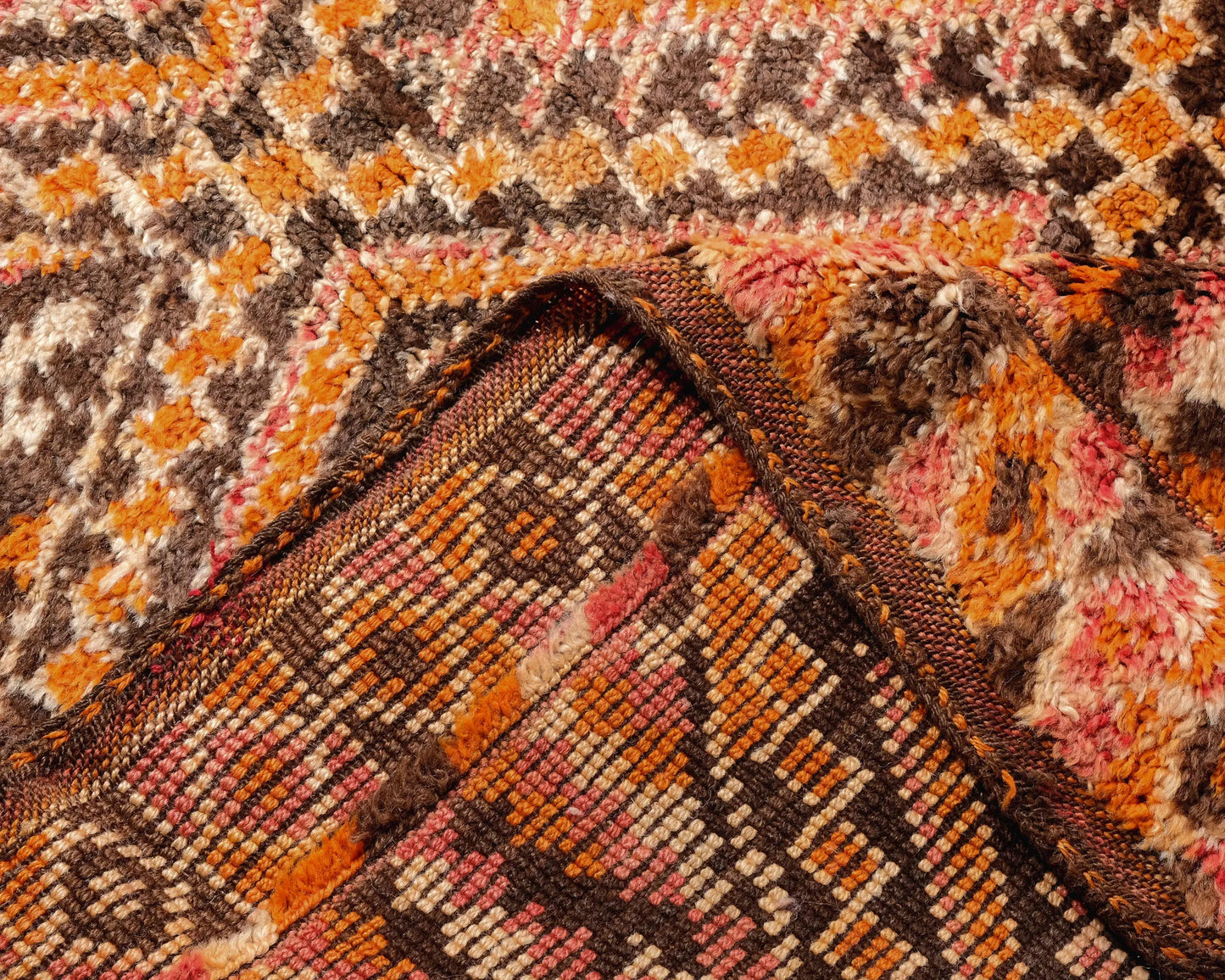 Vintage Moroccan Rug 6'7" x 12'5" – Ref. 4200