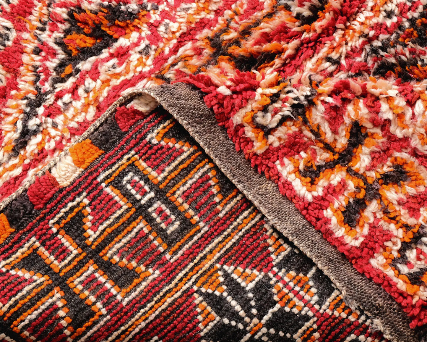 Vintage Moroccan Rug 6'6" x 12'5" – Ref. 4138