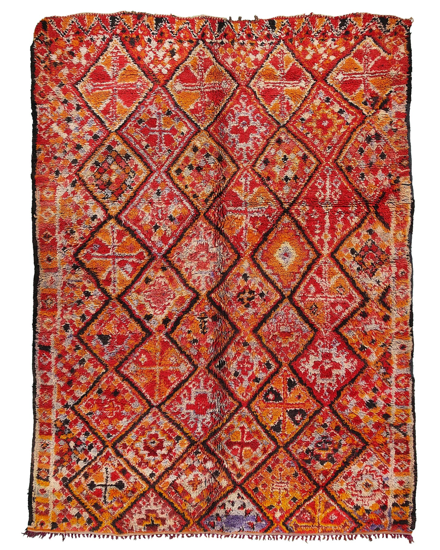 Vintage Moroccan Rug 6'7" x 9'3" – Ref. 4186