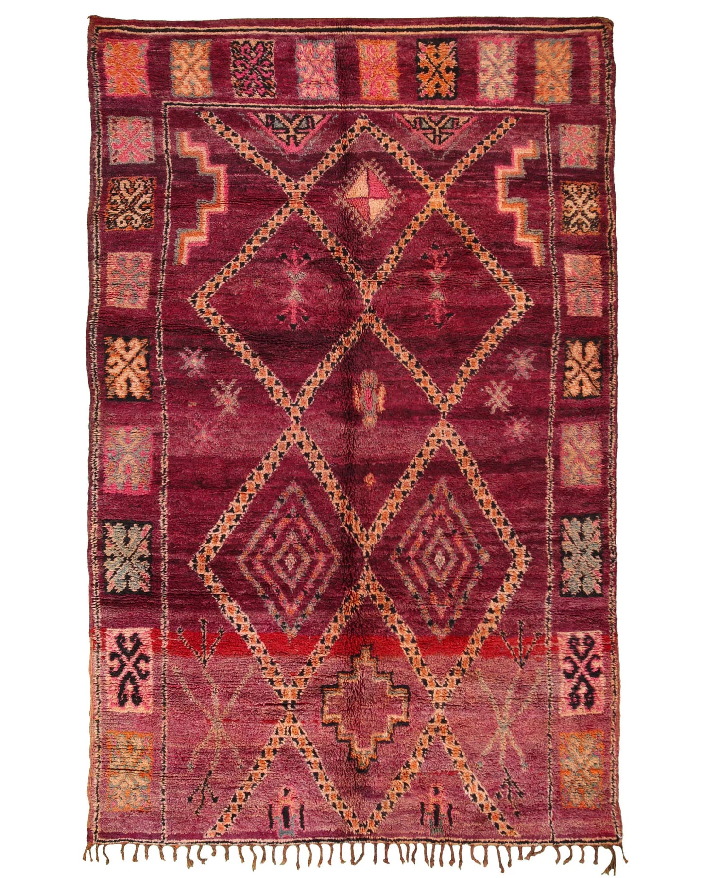 Vintage Moroccan Rug 6'6" x 12'6" – Ref. 4189