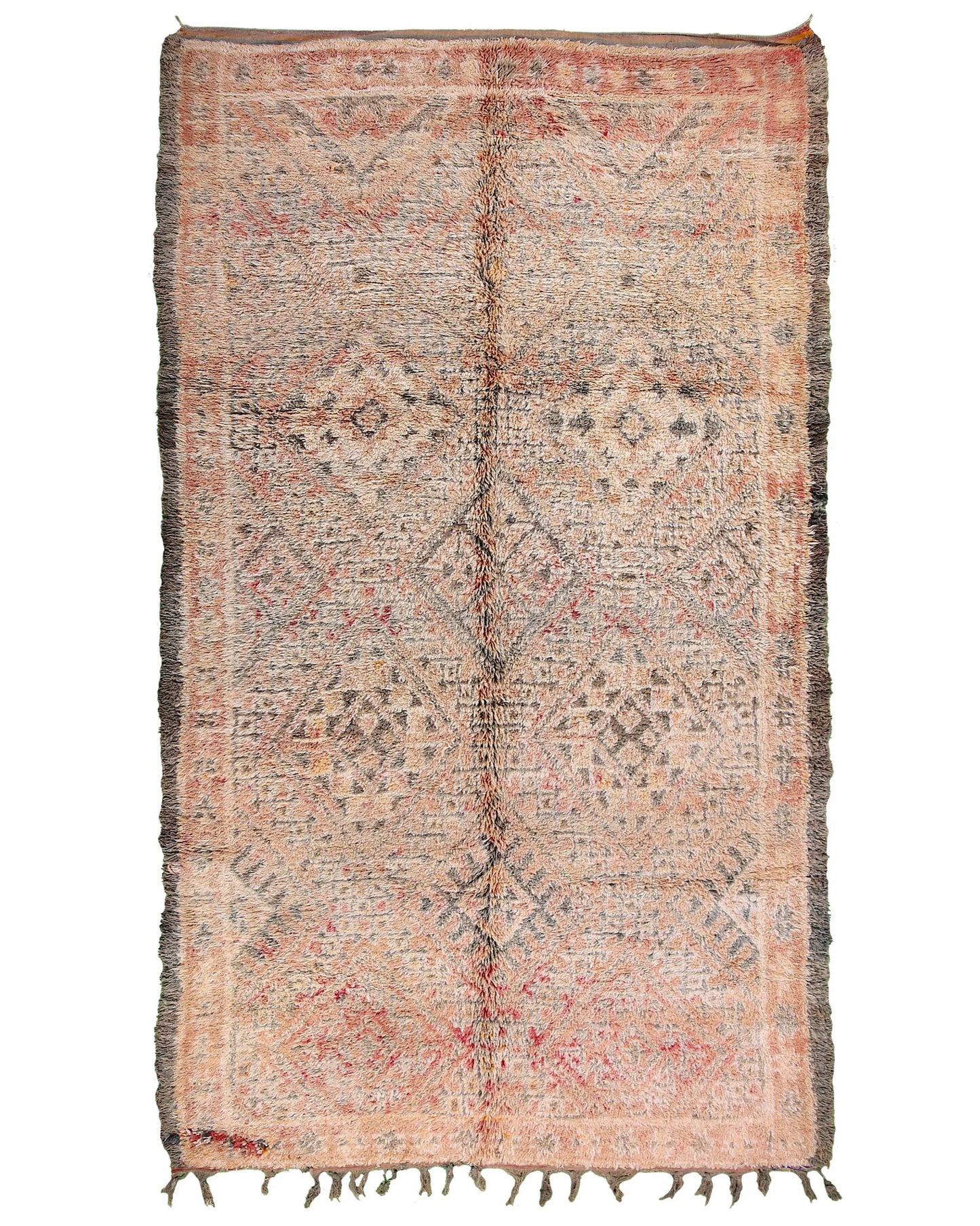 Vintage Moroccan Rug 6'6" x 12'9" – Ref. 4135