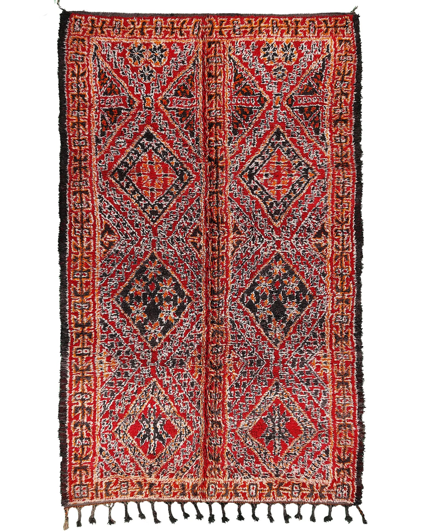 Vintage Moroccan Rug 6'6" x 12'5" – Ref. 4138