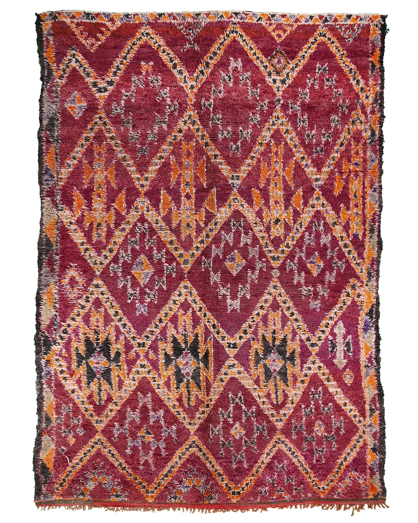 Vintage Moroccan Rug 6'7" x 11'4" – Ref. 4222
