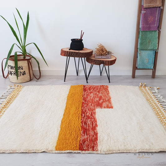 Small Beni Ourain Rug 3.4 x 5.0 FT