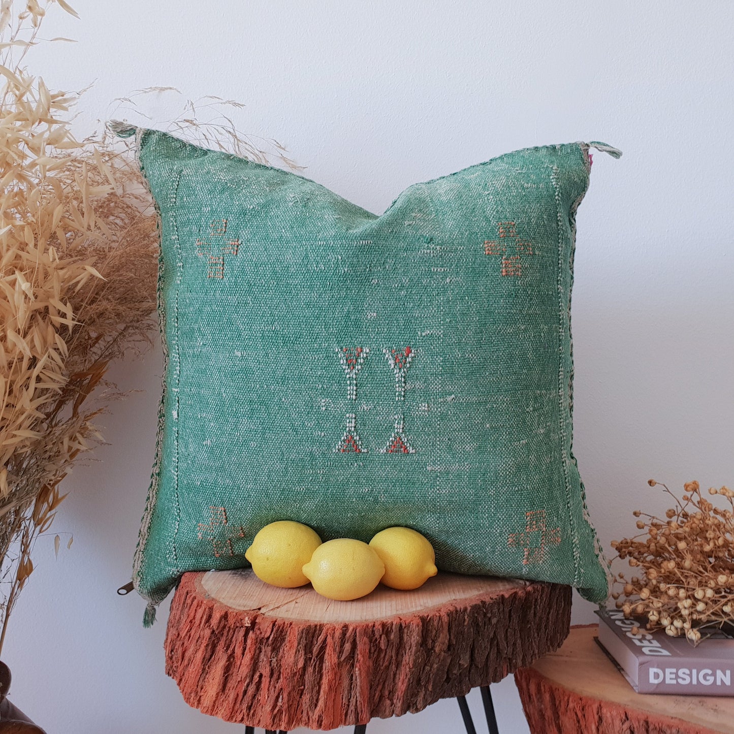 Moroccan Sabra Cactus Silk Cushion