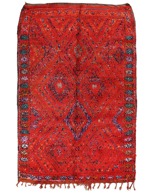 Vintage Moroccan Rug 6'1" x 10'1" – Ref. 4204