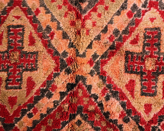 Vintage Moroccan Rug 6'9" x 13'7" – Ref. 4130