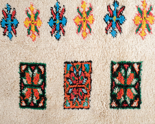 Vintage Moroccan Rug 6'8" x 12'7" – Ref. 4124