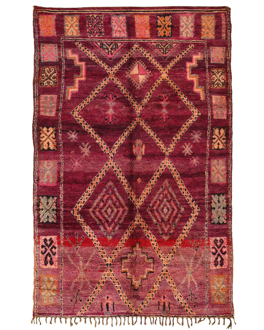 Vintage Moroccan Rug 6'6" x 12'6" – Ref. 4189