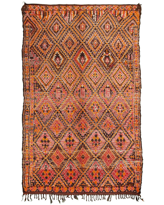 Vintage Moroccan Rug 6'7" x 12'5" – Ref. 4200