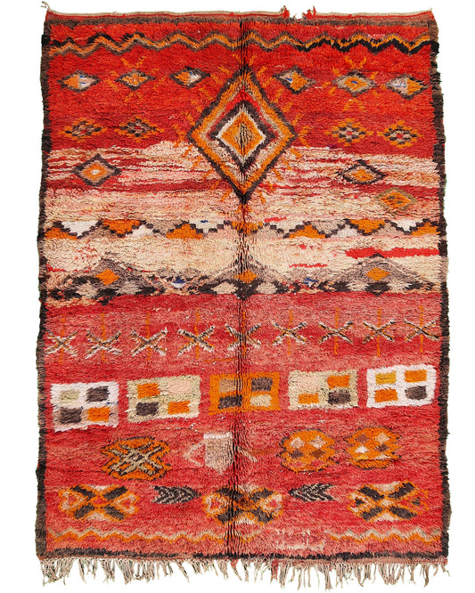 Vintage Moroccan Rug 5'7" x 7'9" – Ref. 4208