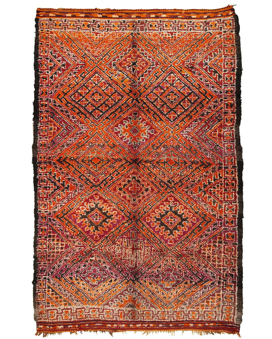 Vintage Moroccan Rug 6'7" x 11'3" – Ref. 4134