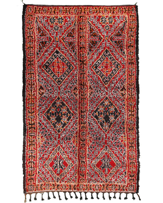 Vintage Moroccan Rug 6'6" x 12'5" – Ref. 4138