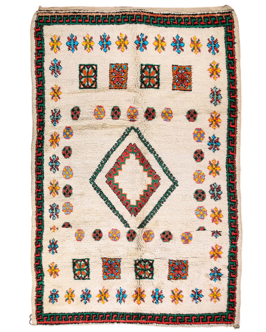 Vintage Moroccan Rug 6'8" x 12'7" – Ref. 4124