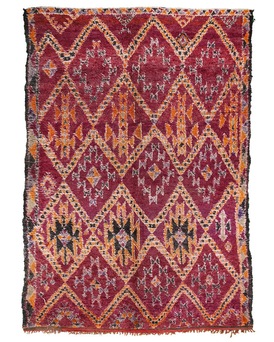 Vintage Moroccan Rug 6'7" x 11'4" – Ref. 4222