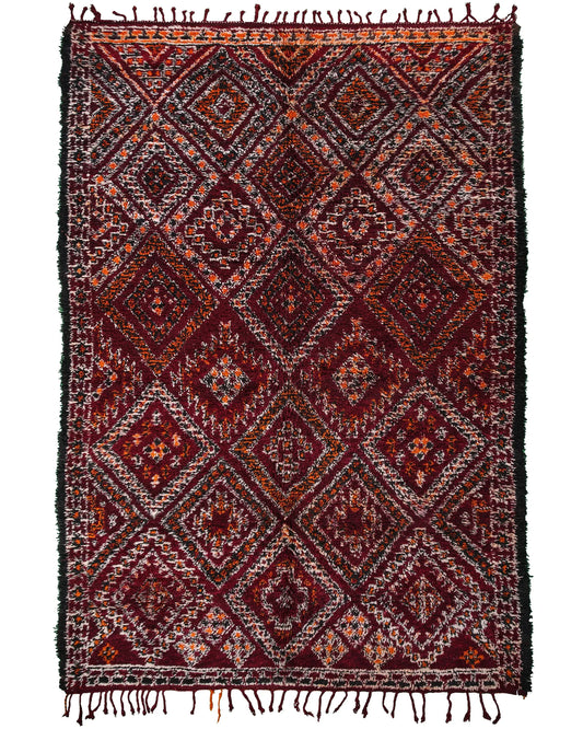 Vintage Moroccan Rug 6'7" x 11'8" – Ref. 4180