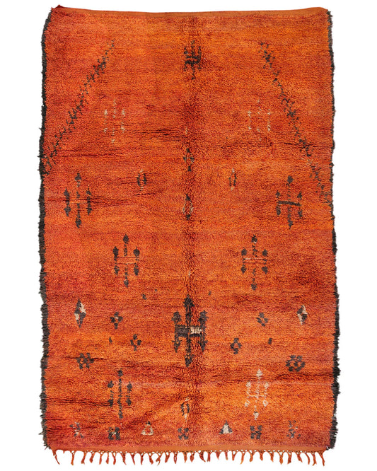 Vintage Moroccan Rug 6'3" x 11'4" – Ref. 4145